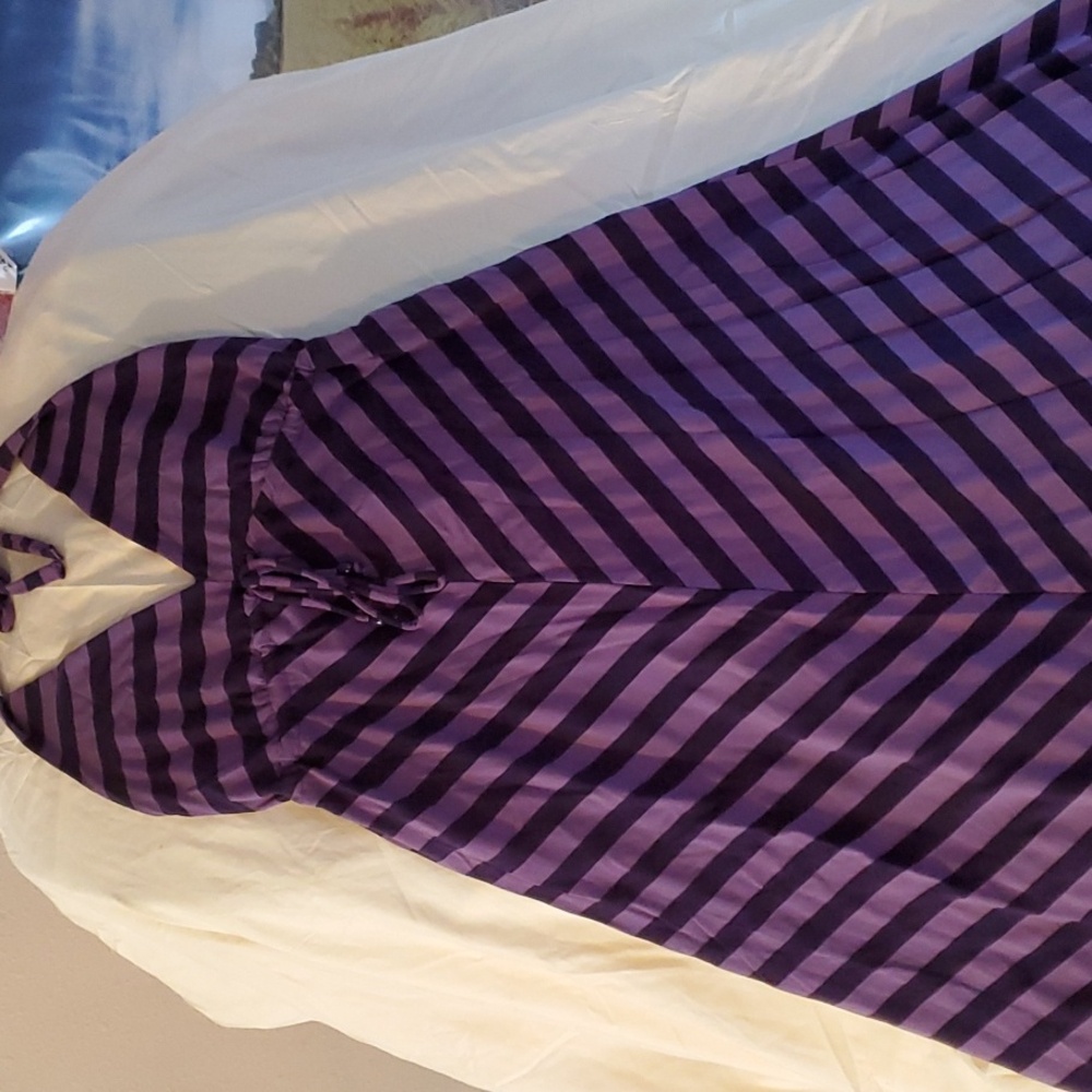 Ella Moss purple halter dress Size M openback,high/low midi💖good used condition